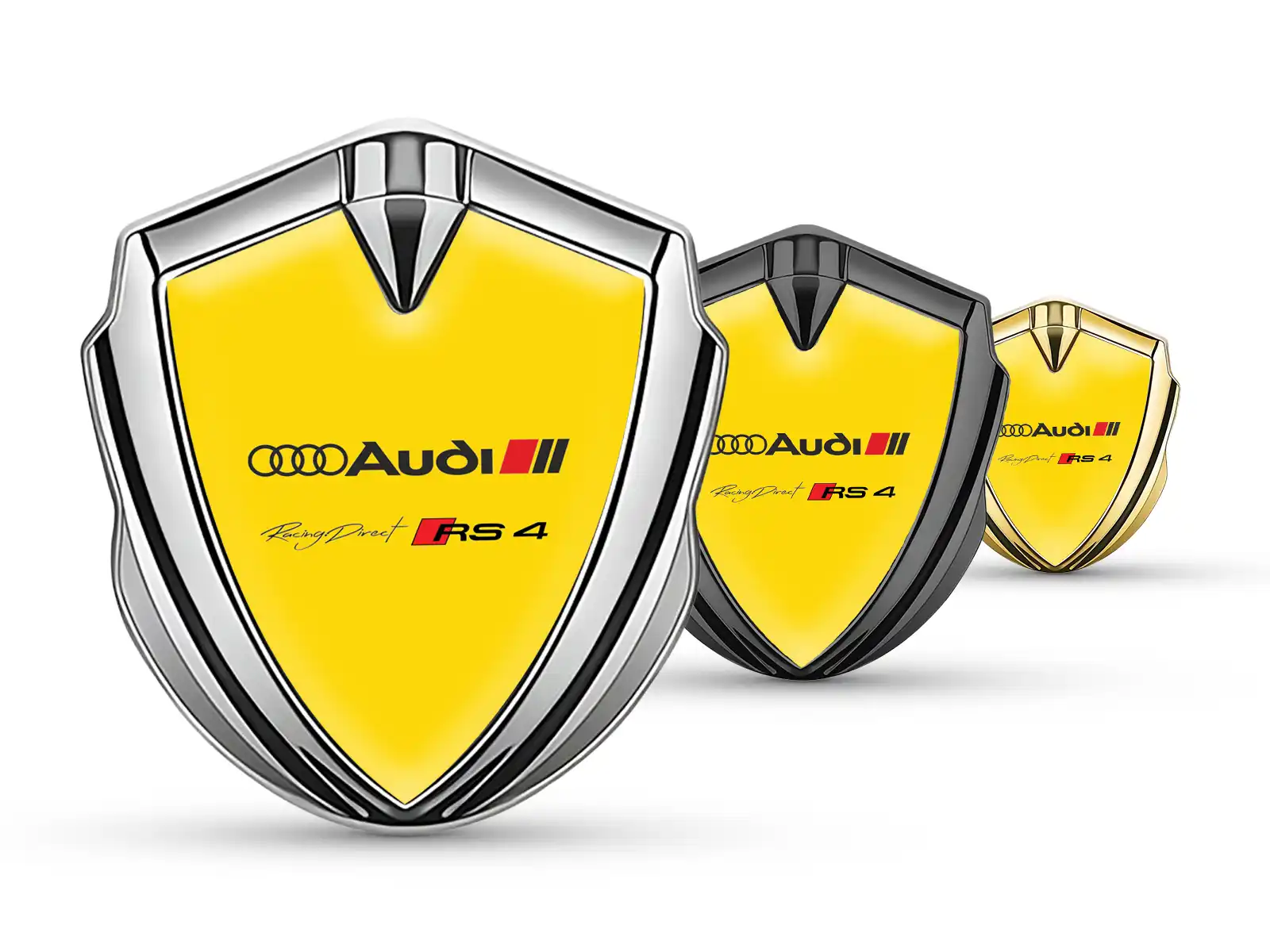 Audi Abzeichen Selbstklebend High-End Design Drift Stil